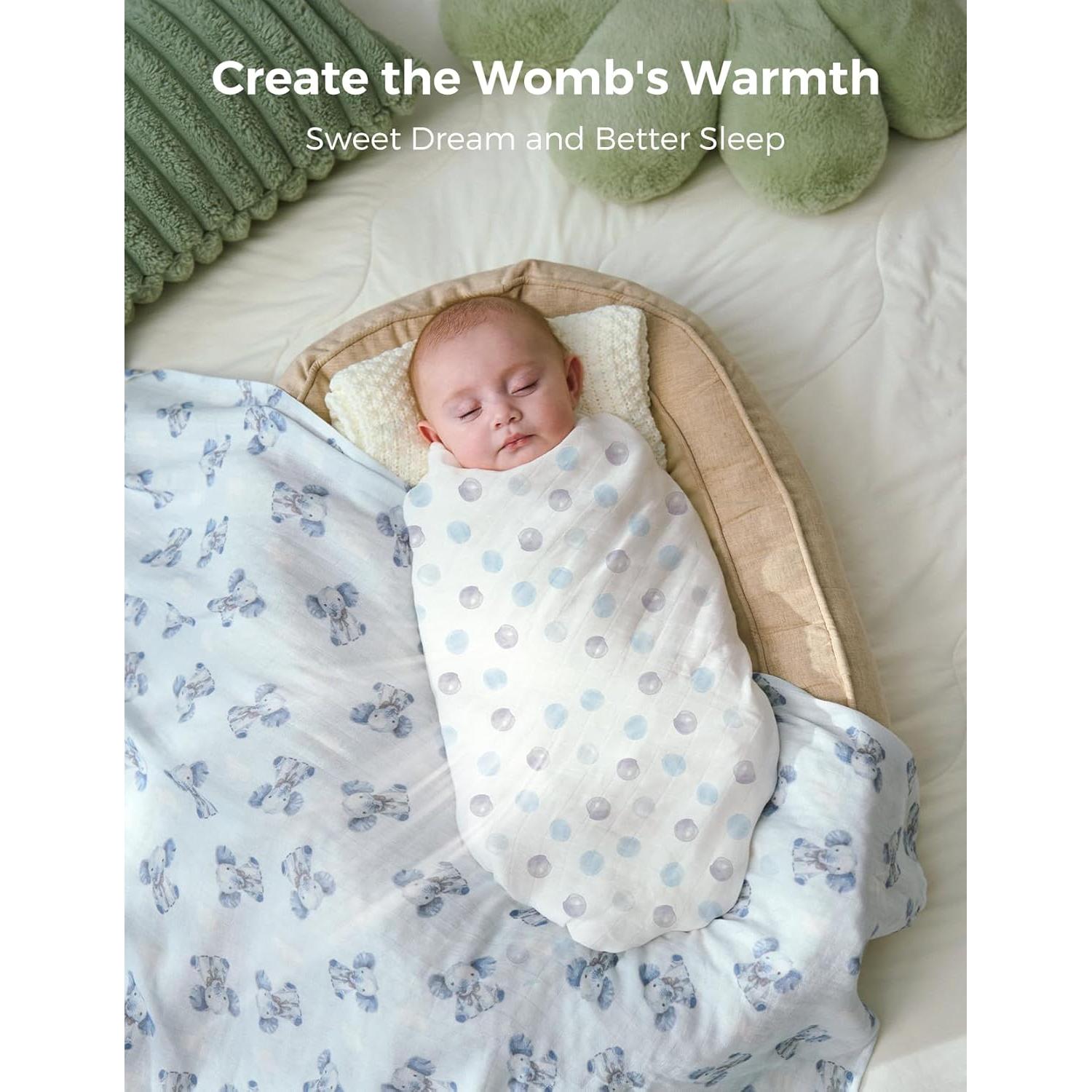 Manta de Muselina Momcozy 119x119 cm Suave y Transpirable