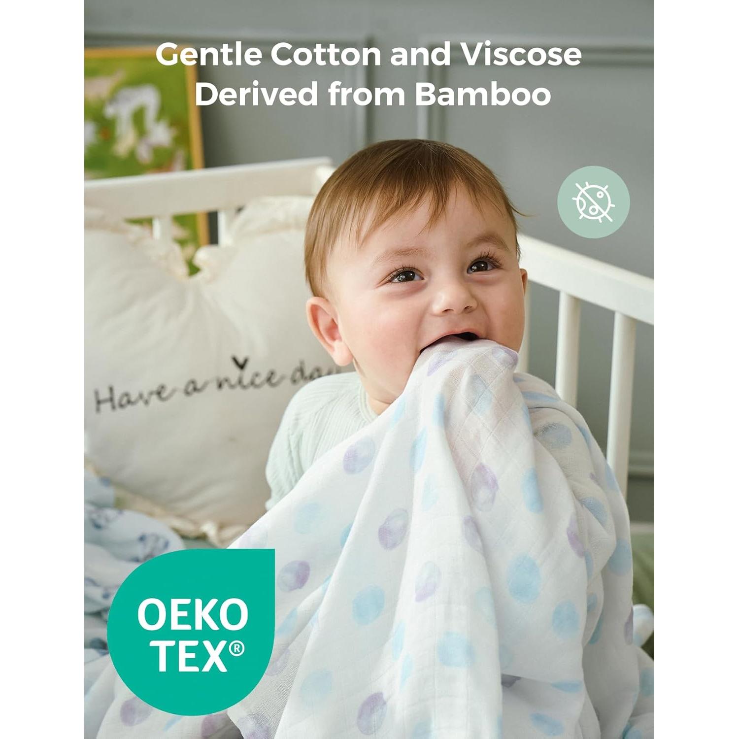 Manta de Muselina Momcozy 119x119 cm Suave y Transpirable