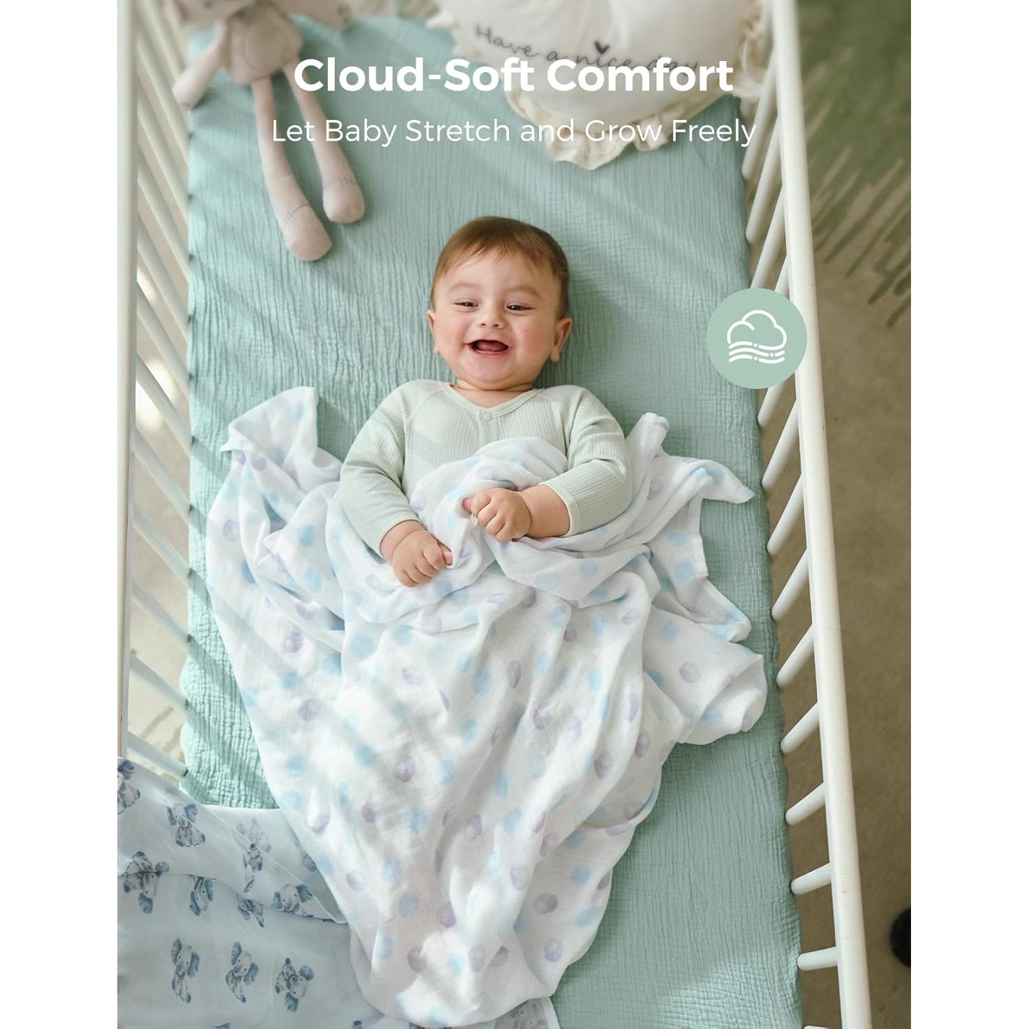 Manta de Muselina Momcozy 119x119 cm Suave y Transpirable