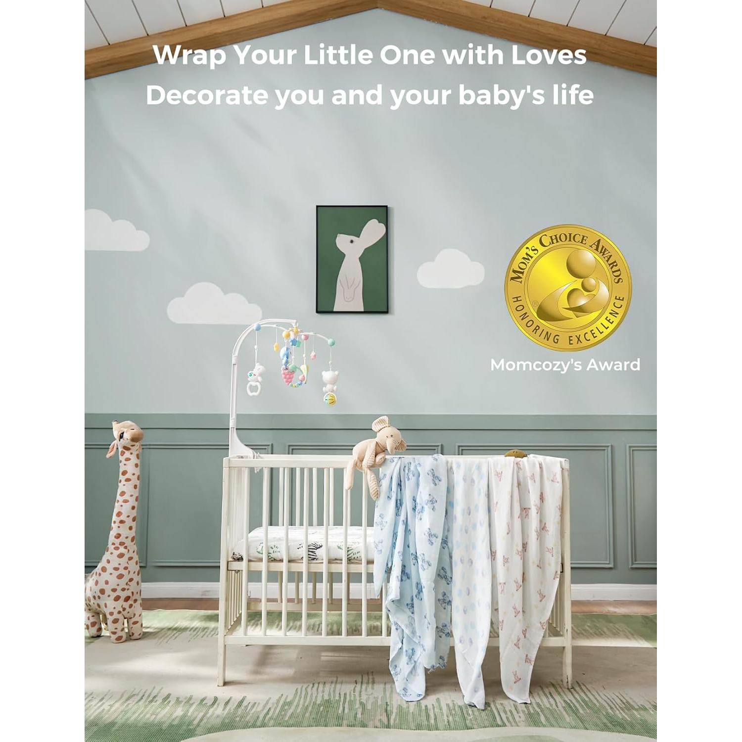 Manta de Muselina Momcozy 119x119 cm Suave y Transpirable