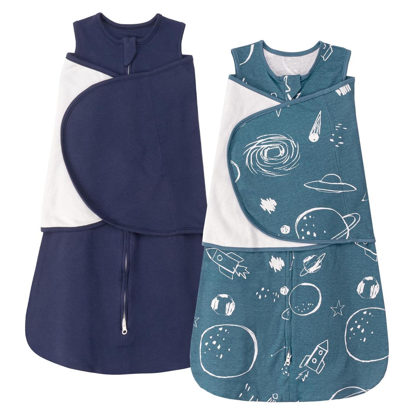 Saco de Sueño Swaddle ZIGJOY 1.0 Tog 100% Algodón 6-12 Meses