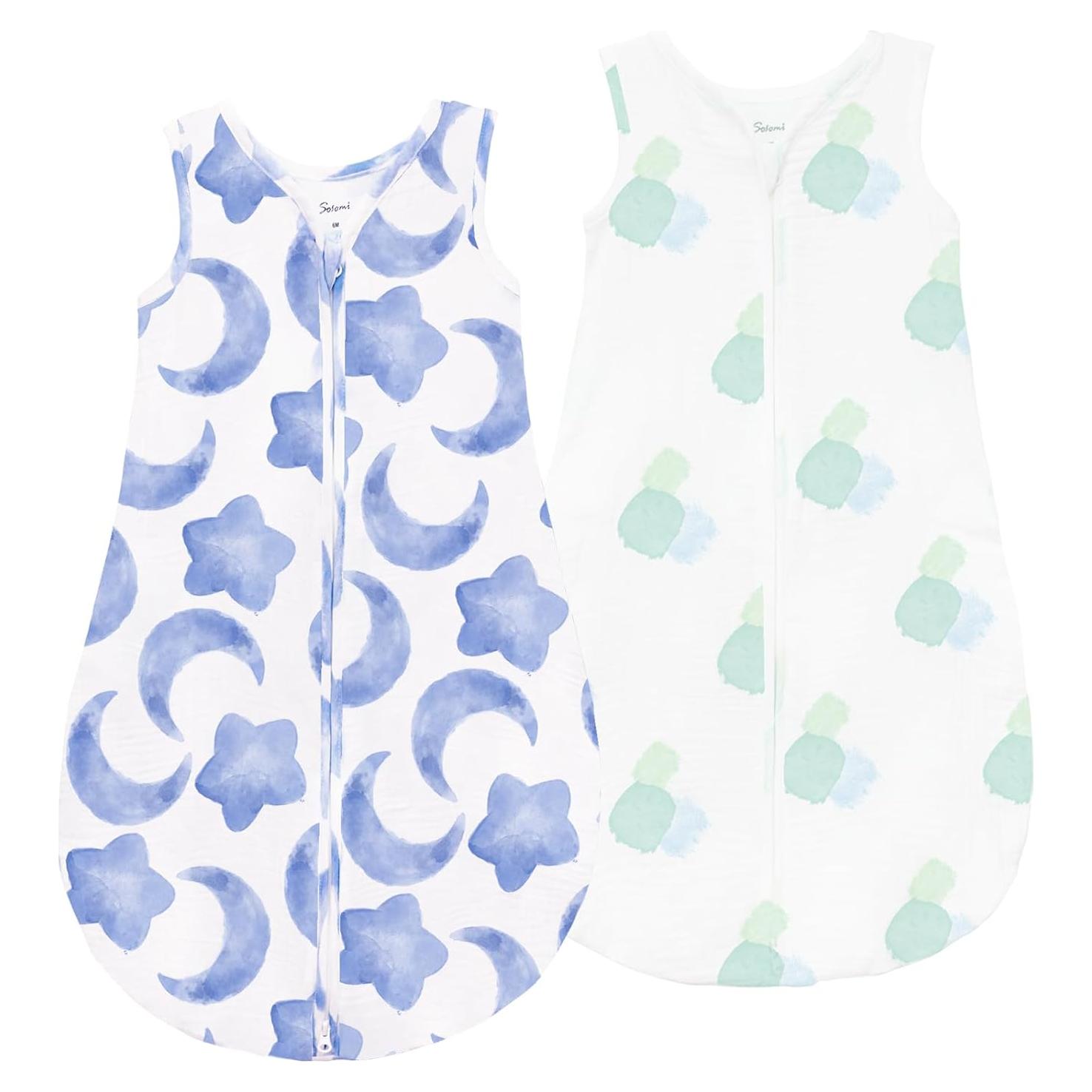 Saco de Sueño Muselina 0.5 TOG XL 100% Algodón Orgánico Bebé