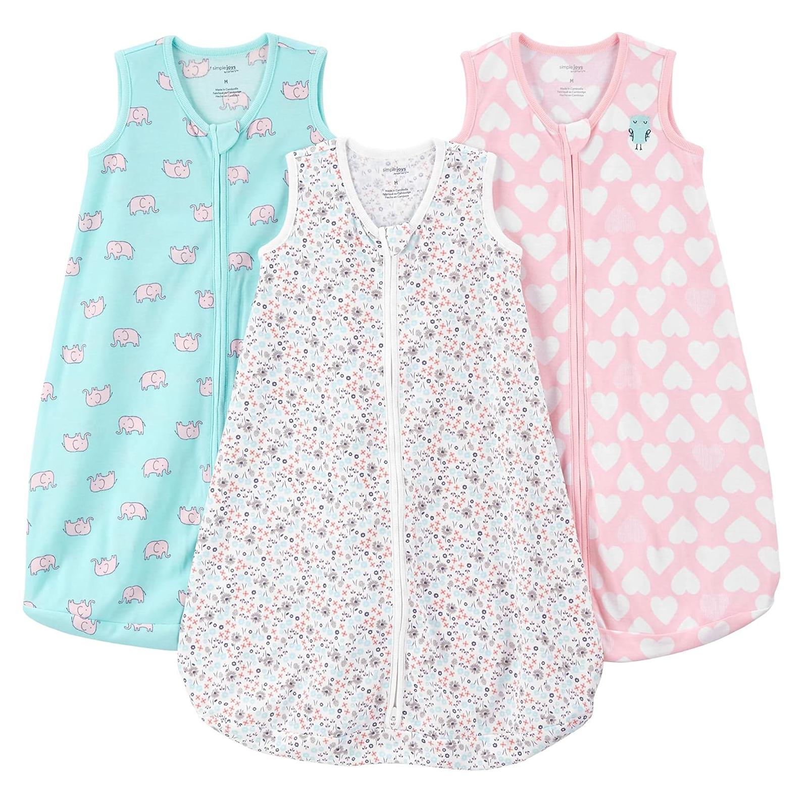 Paquete de 3 Mantas Usables Microforro Simple Joys Carter's