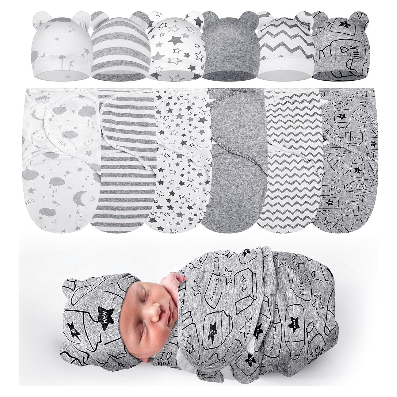 Paquete de 6 Envueltos de Algodón Ramede para Bebés Prematuros