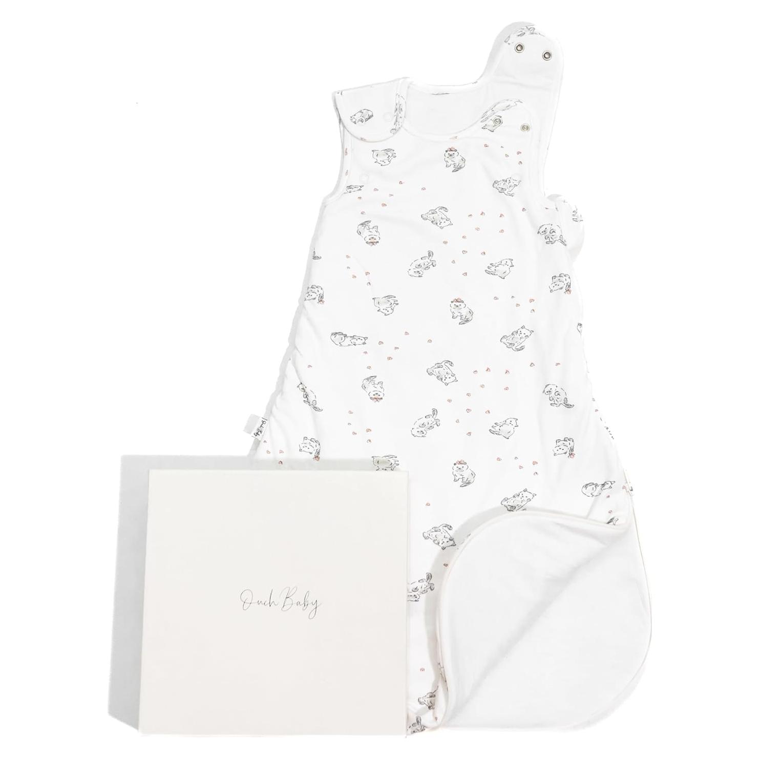 Saco de Sueño Ouch Baby 0.5 TOG Algodón para Bebés 0-6 Meses