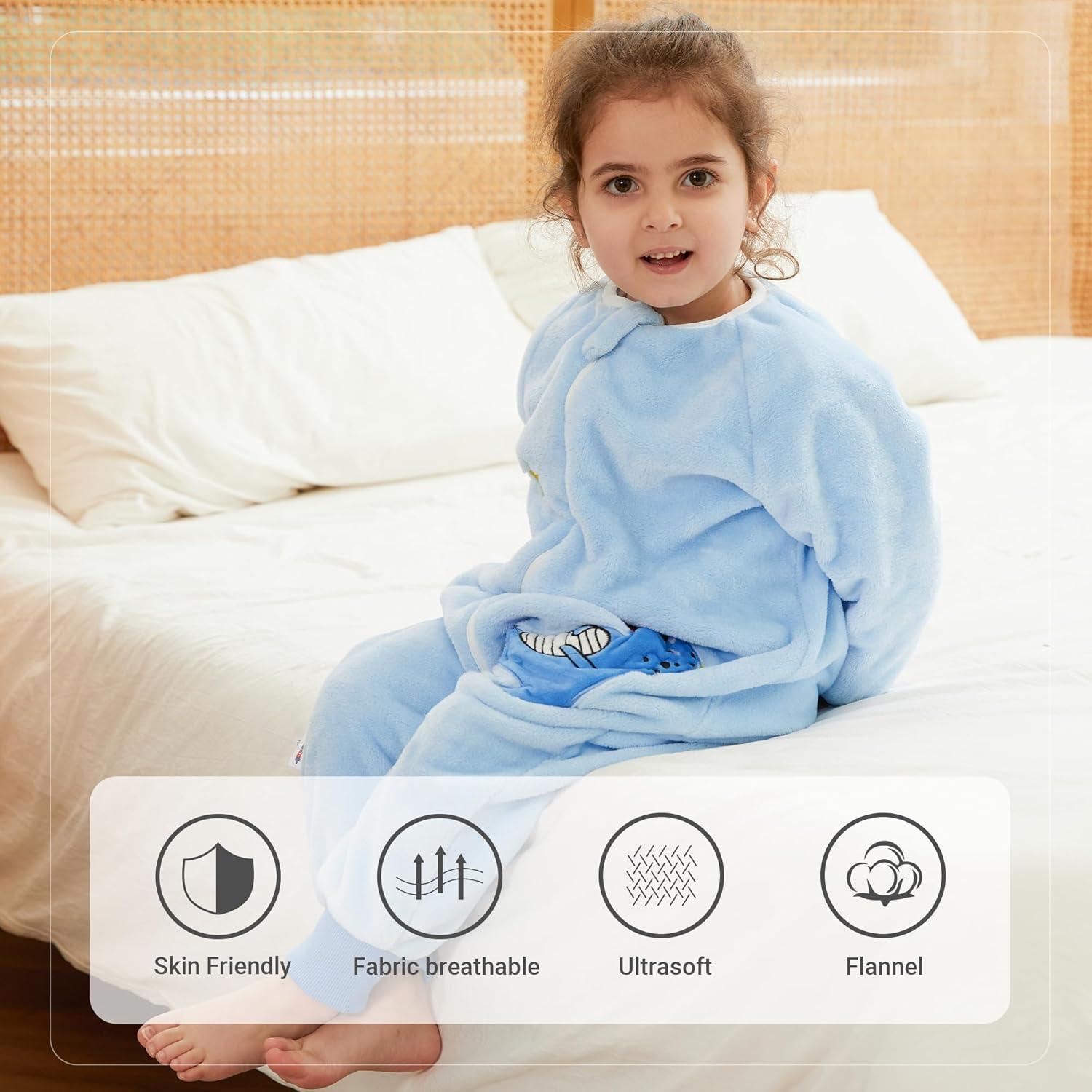 Saco de Dormir Franela MICHLEY Dinosaurio 4-5T 120cm