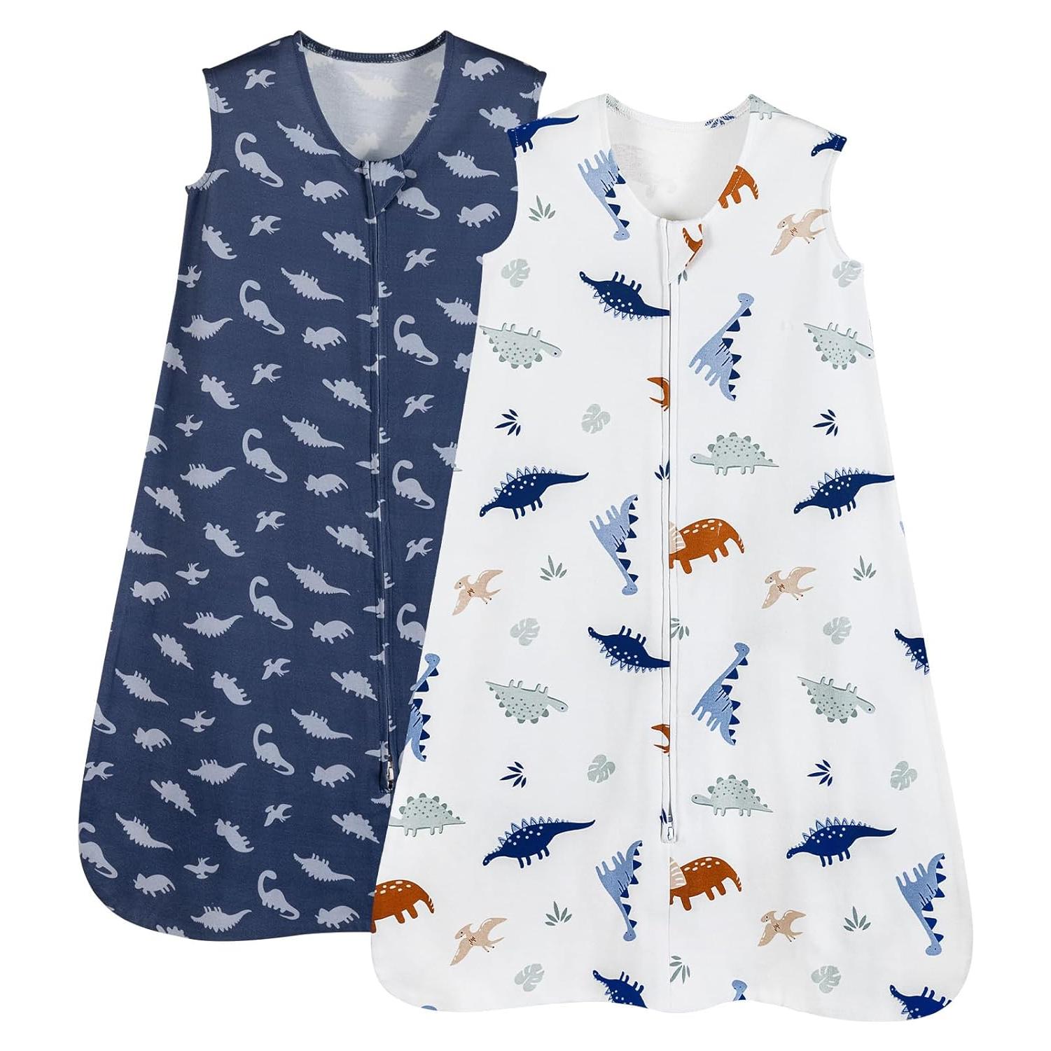 Saco de Dormir para Bebés PHF Algodón Orgánico 6-12 Meses Dinosaurio