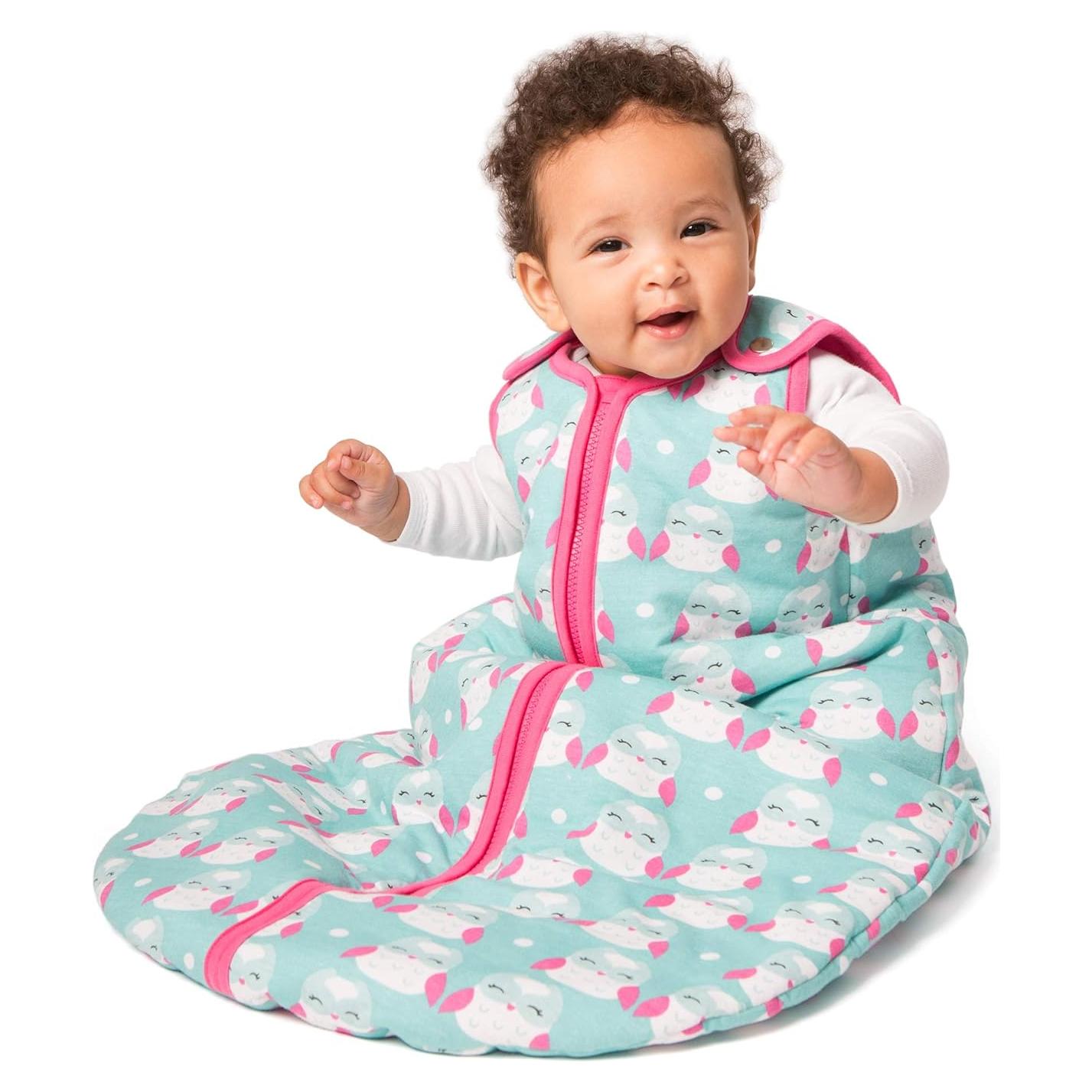 Saco de Sueño Baby Deedee Mediano 6-18 Meses Búhos Tímidos