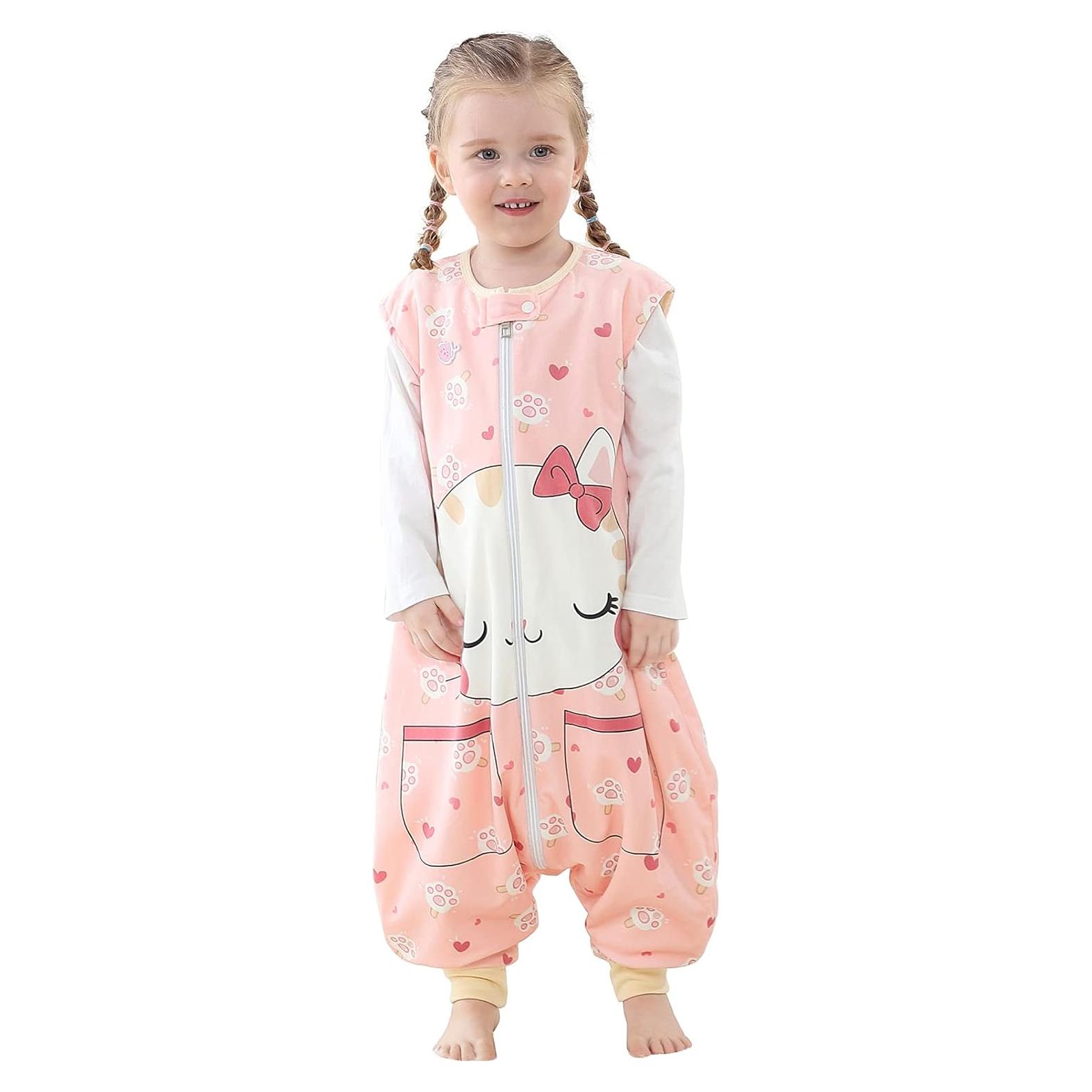 MICHLEY Saco de Dormir para Bebés Unisex 1-3 Años Gato