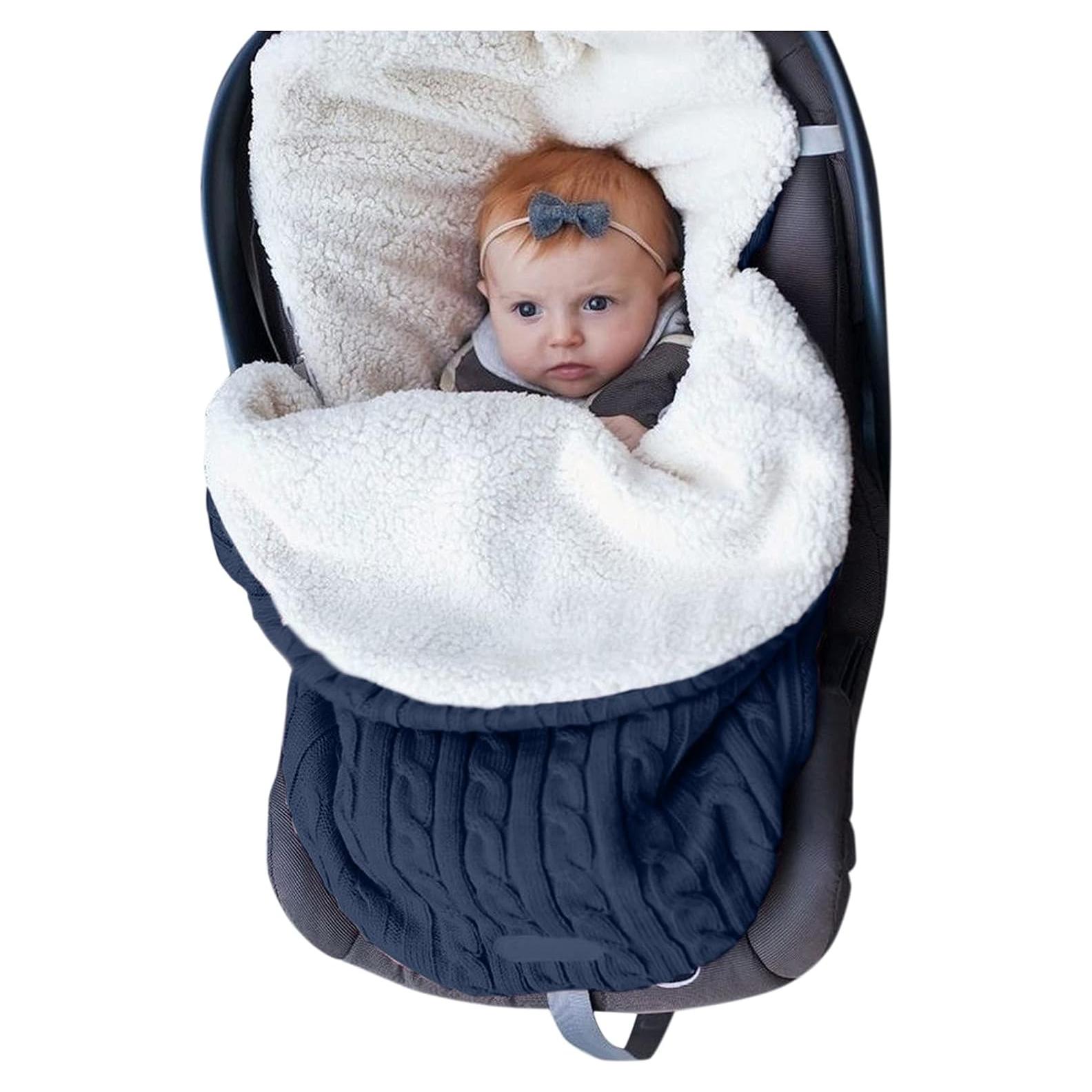 Saco de Dormir de Punto para Bebés Unisex 68x38cm