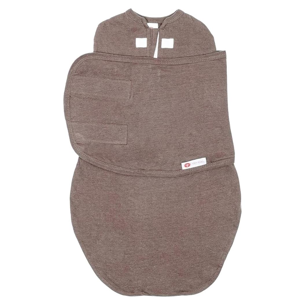 Saco de Swaddle embé 0-3 meses Algodón Transpirable Cocoa