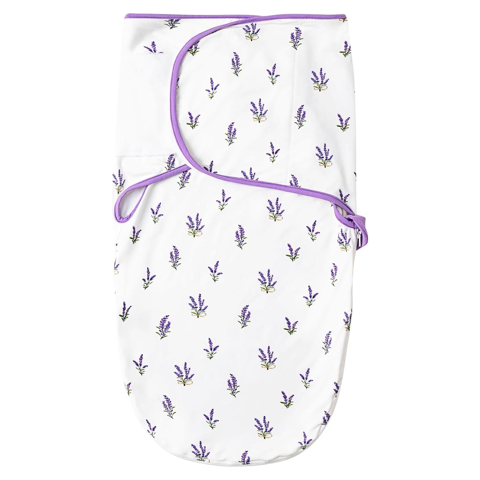 Saco de Sueño Swaddle BambooBud Lavanda 0-3 Meses