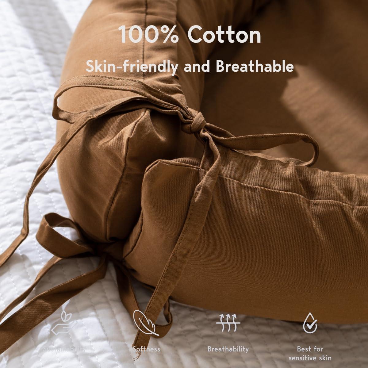 Sofá para Bebés CooCooBaby 100% Algodón Transpirable 0-18 Meses