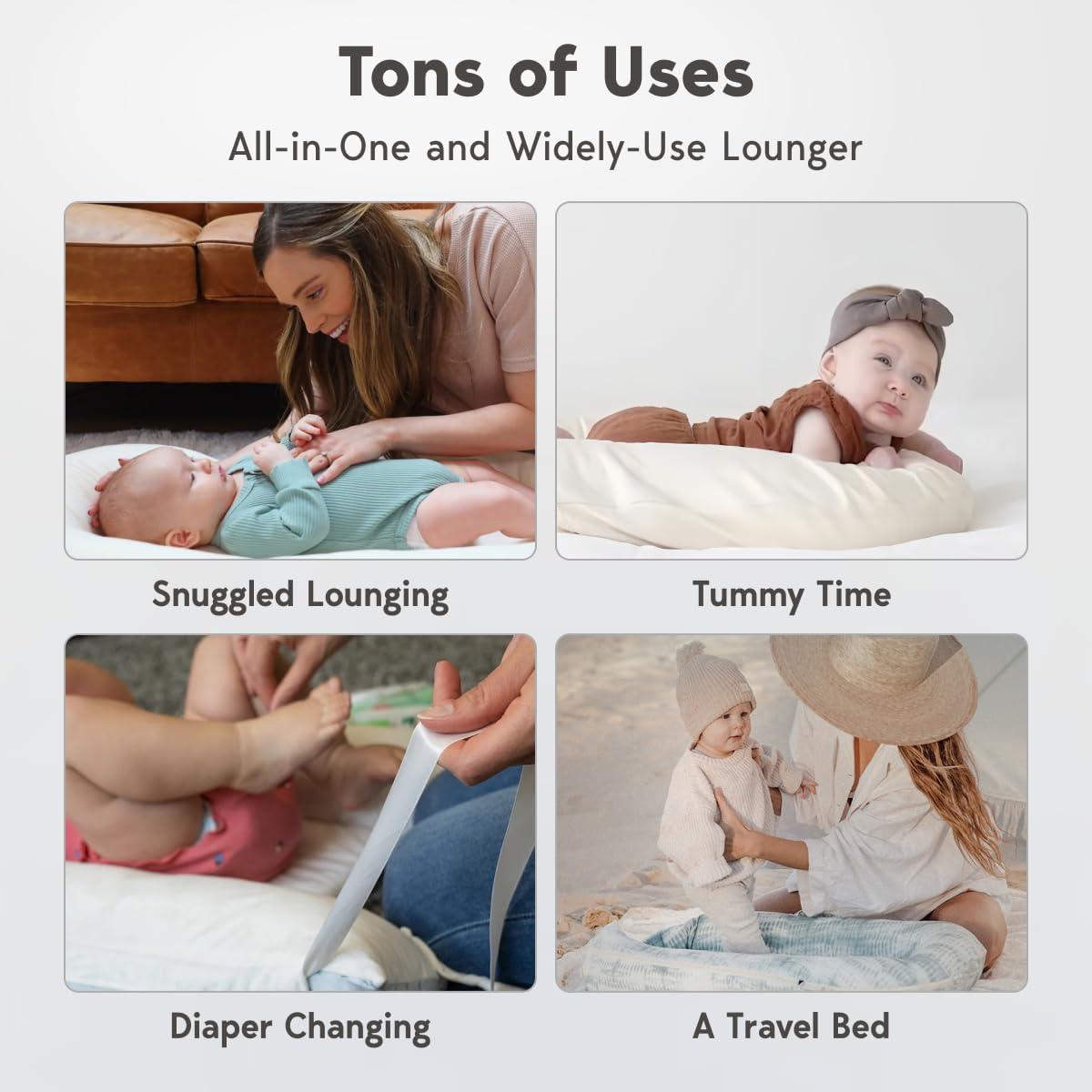 Sofá para Bebés CooCooBaby 100% Algodón Transpirable 0-18 Meses