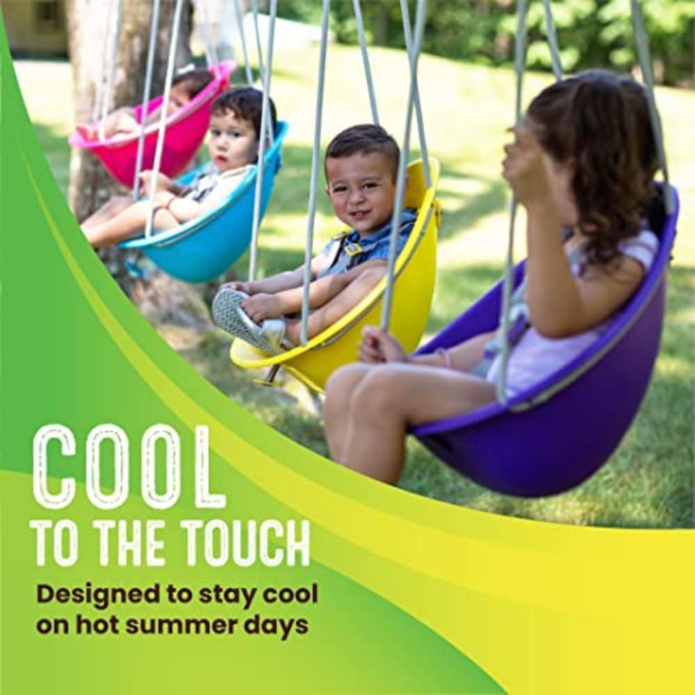 Columpio para Bebés Swurfer Coco - Arnés 3 Puntos, Azul