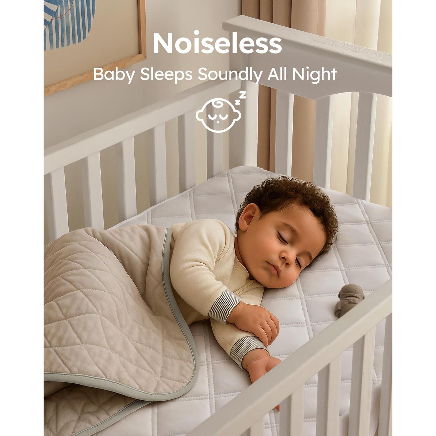 Protector de Colchón Impermeable Yoofoss para Cuna 132x71cm