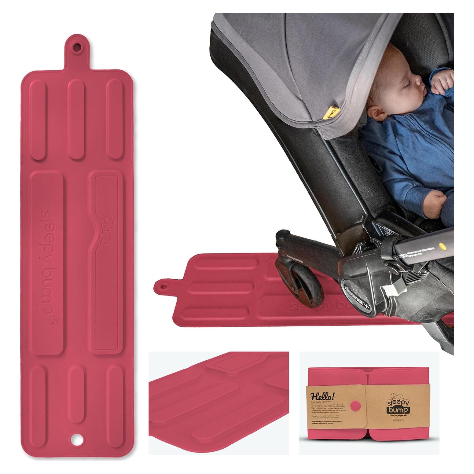 Colchoneta Mecedora para Cochecito SleepyBump - Burdeos
