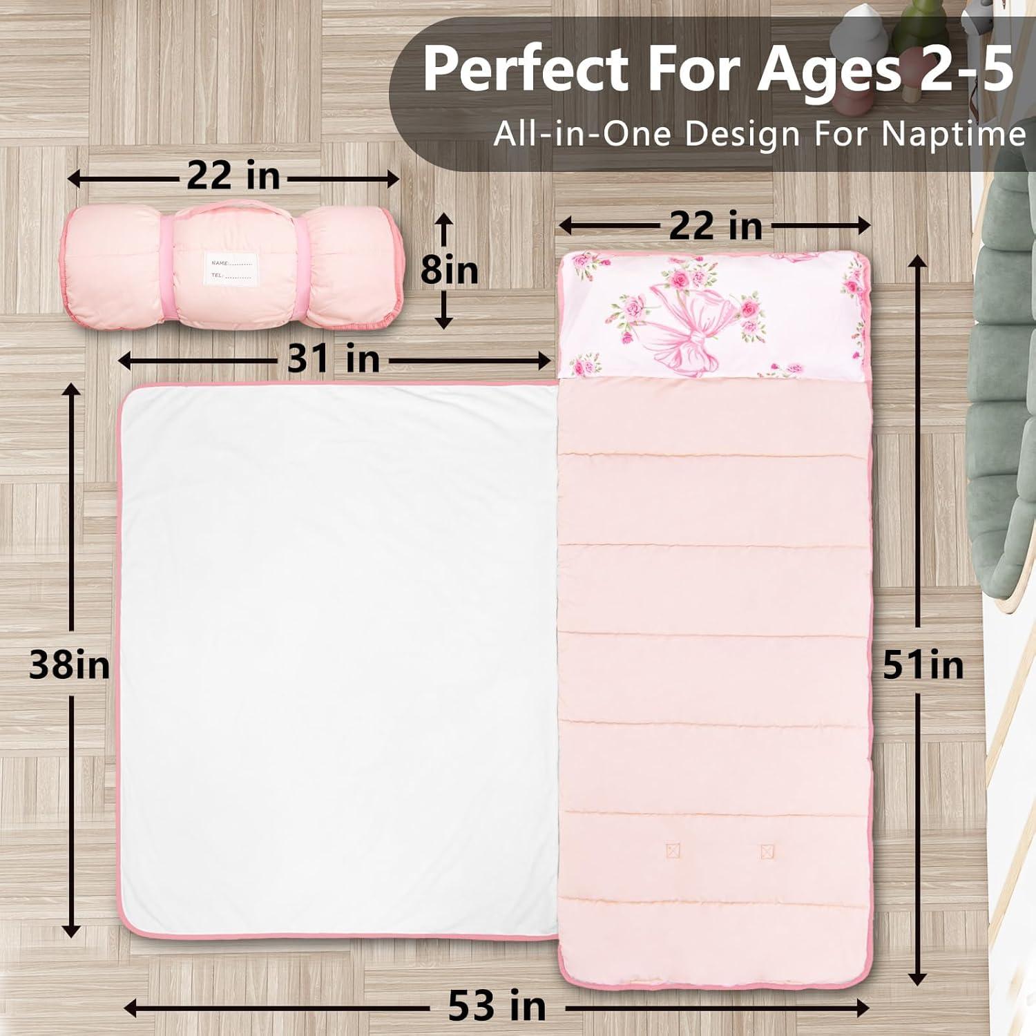 Colchoneta Ligera PRIMLECT para Niños 129.5x55.9cm con Almohada