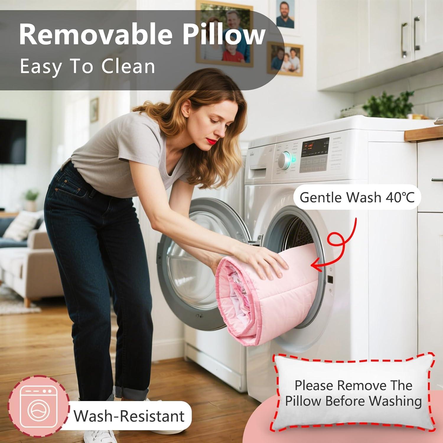 Colchoneta Ligera PRIMLECT para Niños 129.5x55.9cm con Almohada