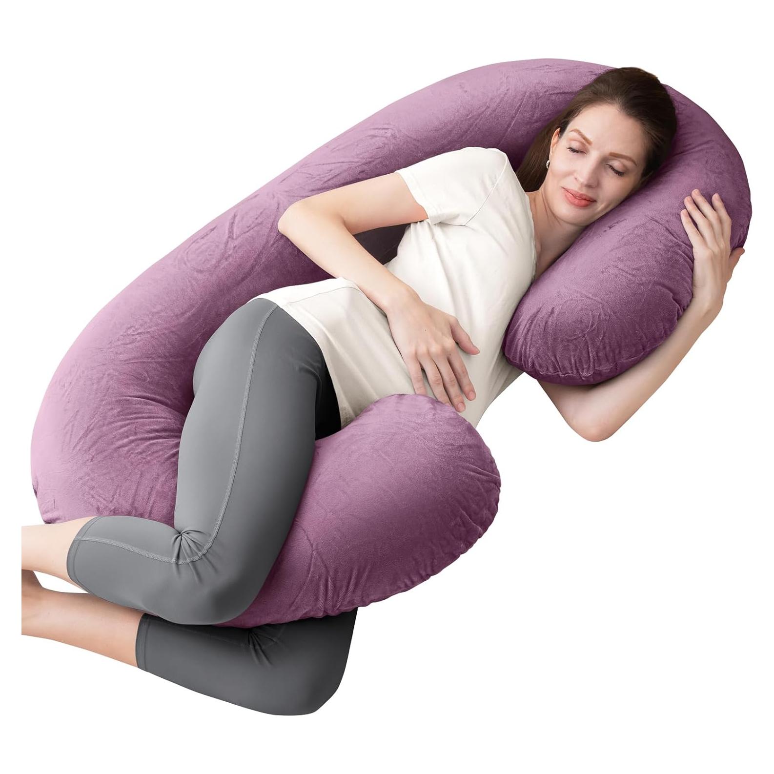 Almohada de Embarazo 1 Middle One C Corporal 145x76 cm Púrpura