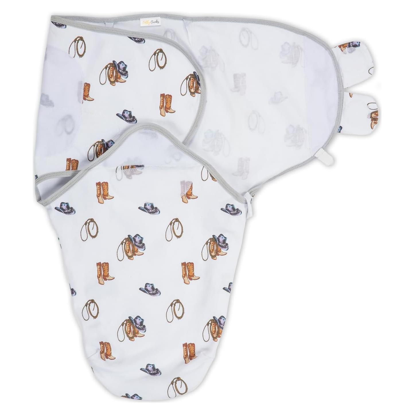 Saco de Envoltura para Bebé LollyBanks Vaquero 0-3 Meses