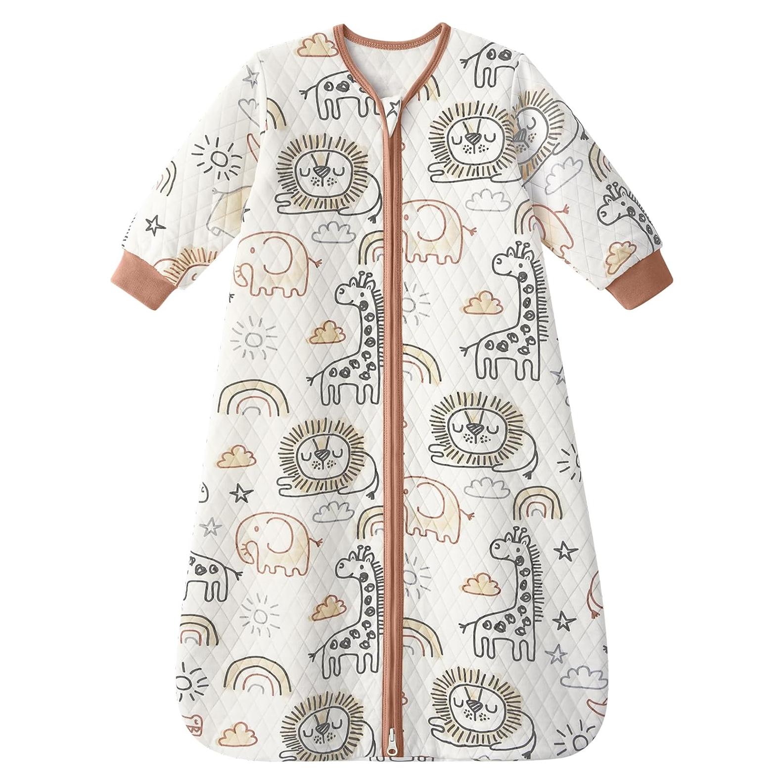 Saco de Sueño para Bebés Yoofoss 0-6 Meses Algodón Orgánico