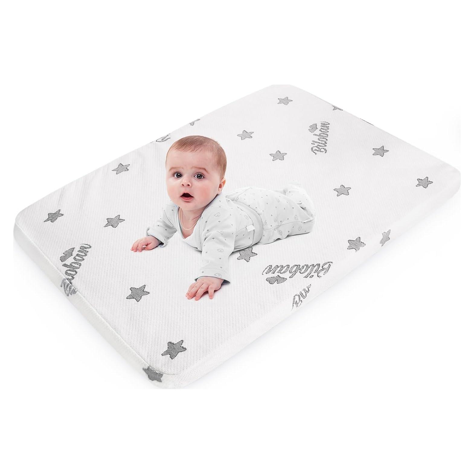 Protector de Colchón para Cuna Biloban 63.5x92.7cm Impermeable