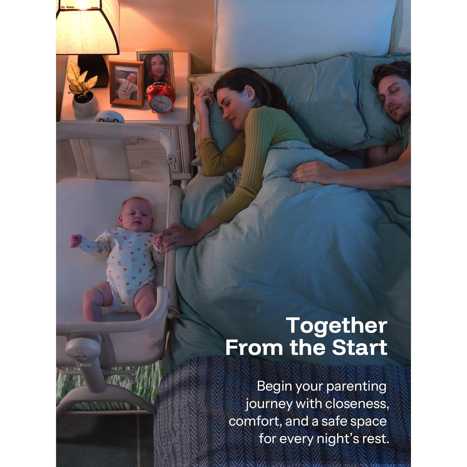 Cuna Balanceadora HARPPA 3 en 1 con Colchón y Malla Transpirable