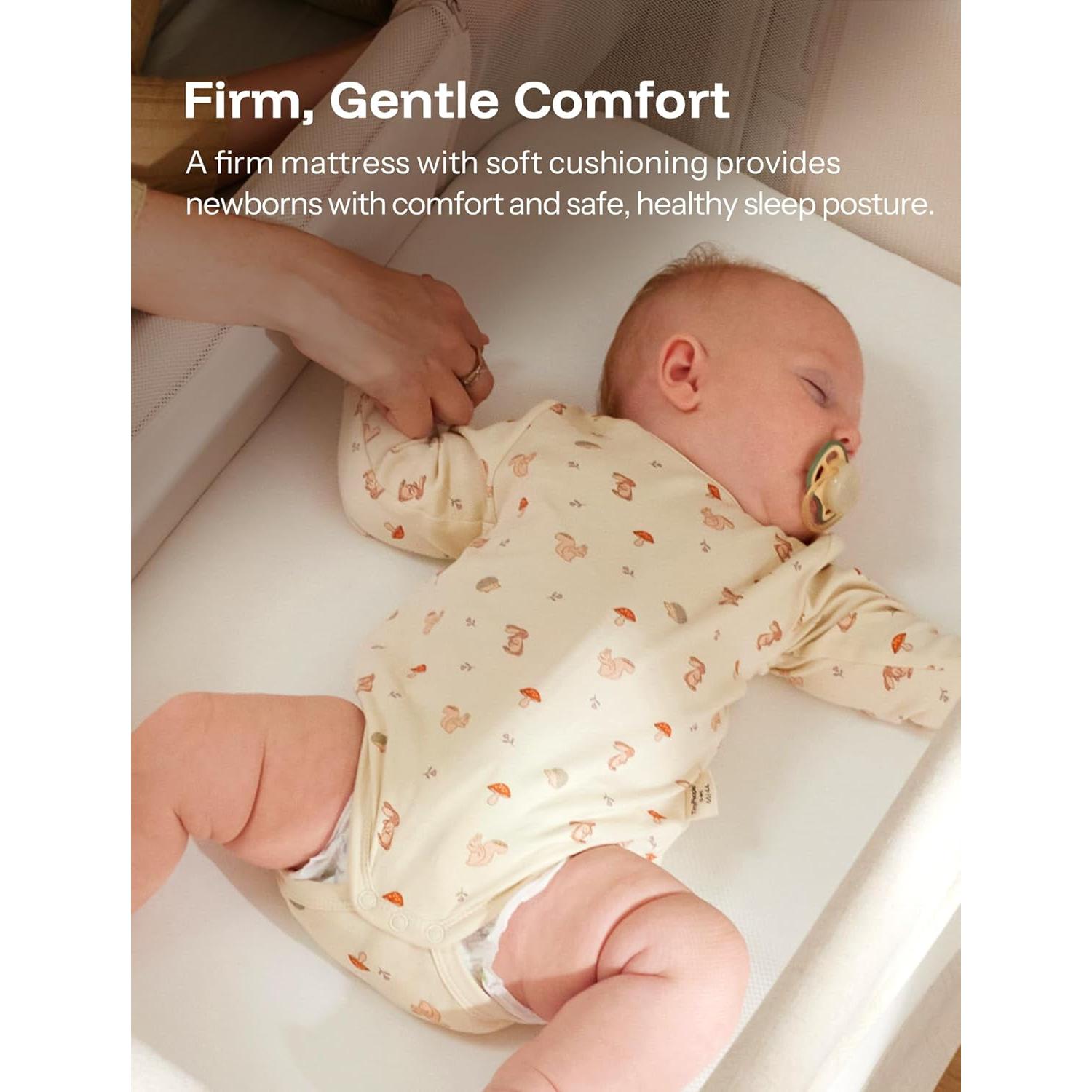 Cuna Balanceadora HARPPA 3 en 1 con Colchón y Malla Transpirable