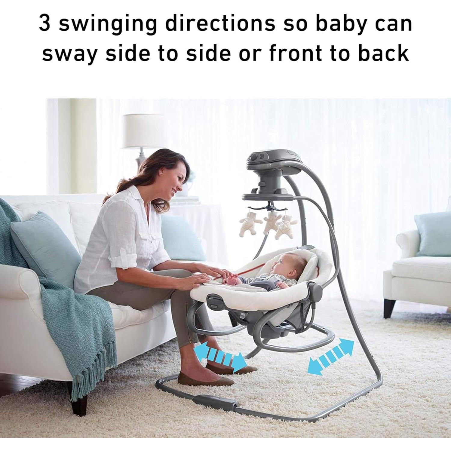 Columpio y Rocker Graco DuetSoothe Winselt 6 Velocidades