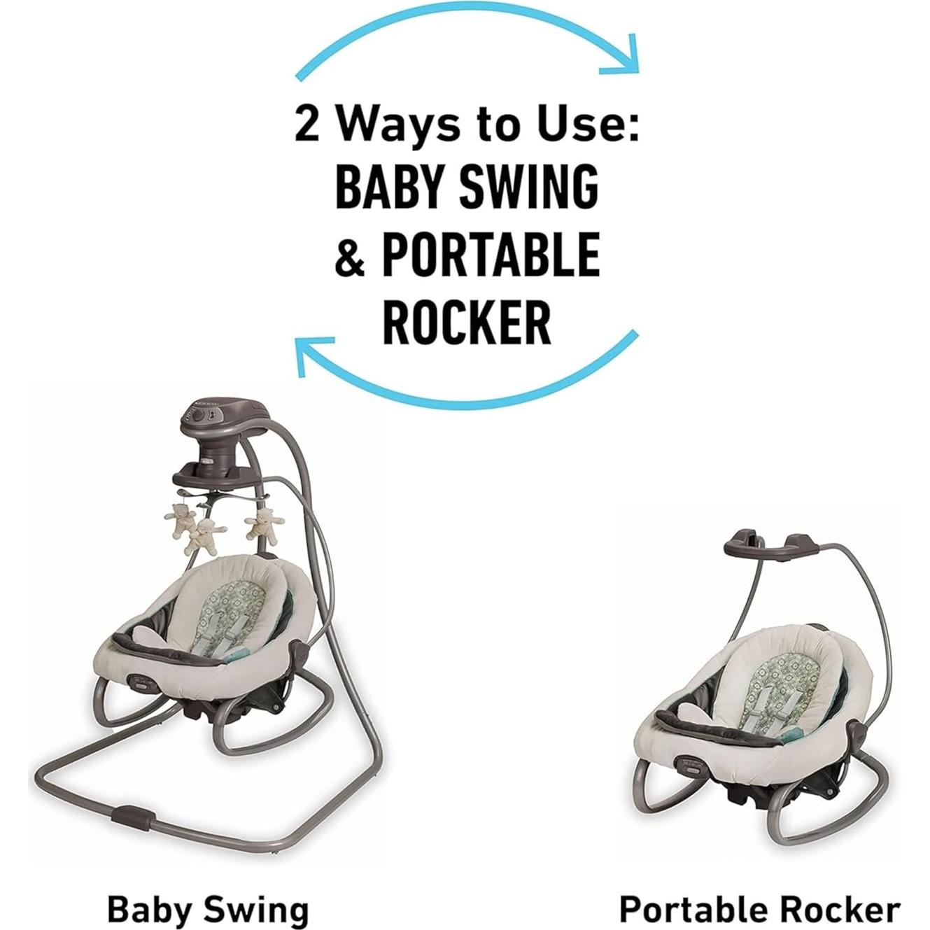 Columpio y Rocker Graco DuetSoothe Winselt 6 Velocidades