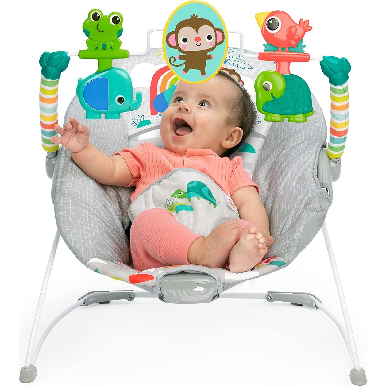 Asiento de rebote Bright Starts Paradise Juguetón 0-6 meses