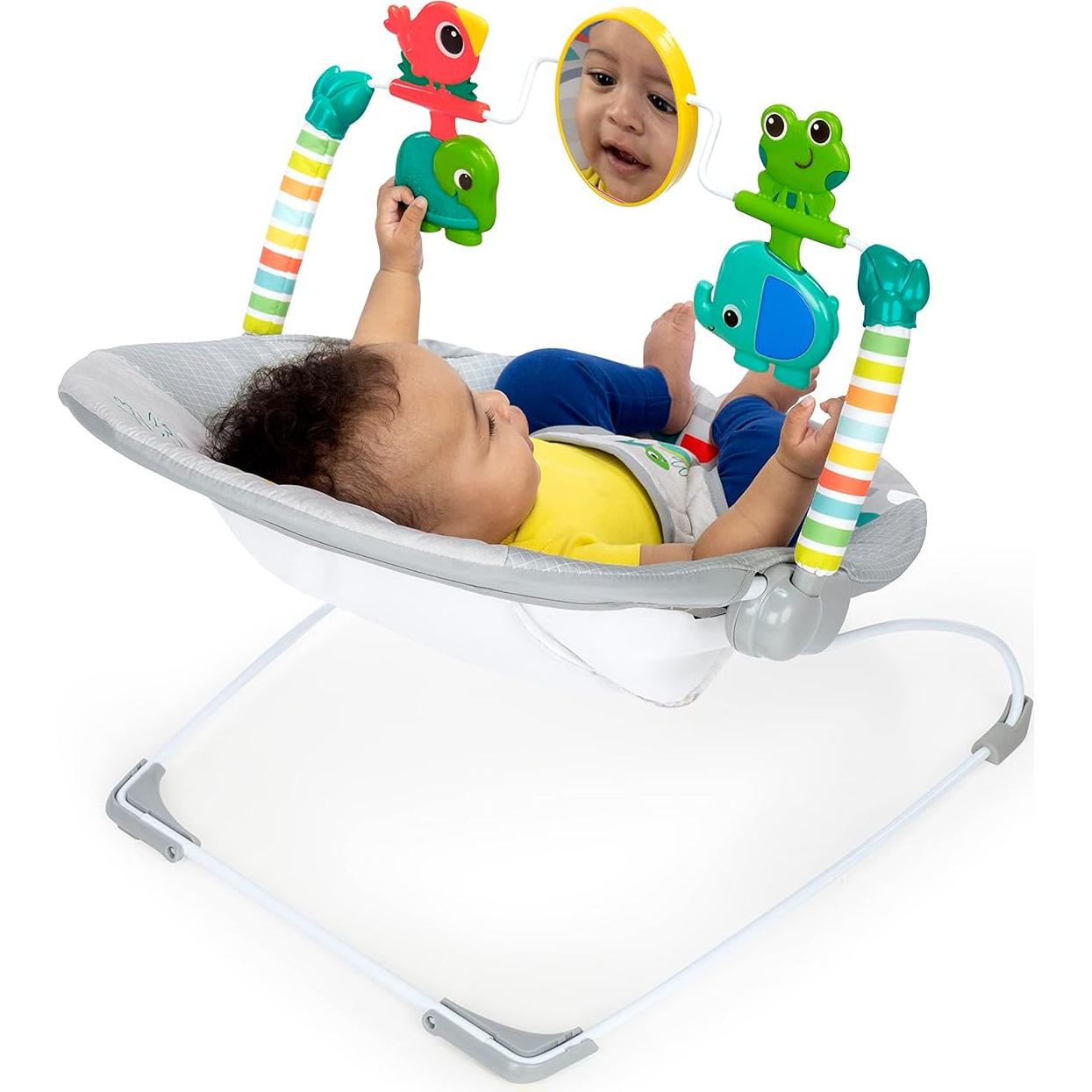 Asiento de rebote Bright Starts Paradise Juguetón 0-6 meses