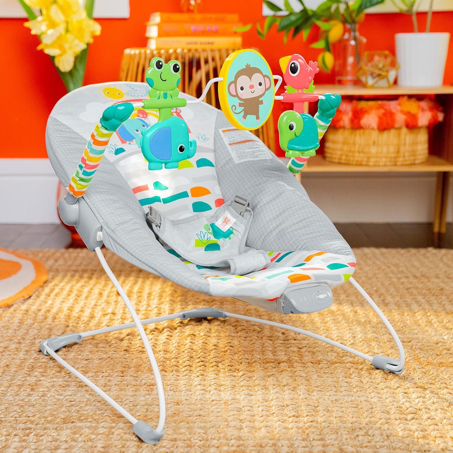 Asiento de rebote Bright Starts Paradise Juguetón 0-6 meses