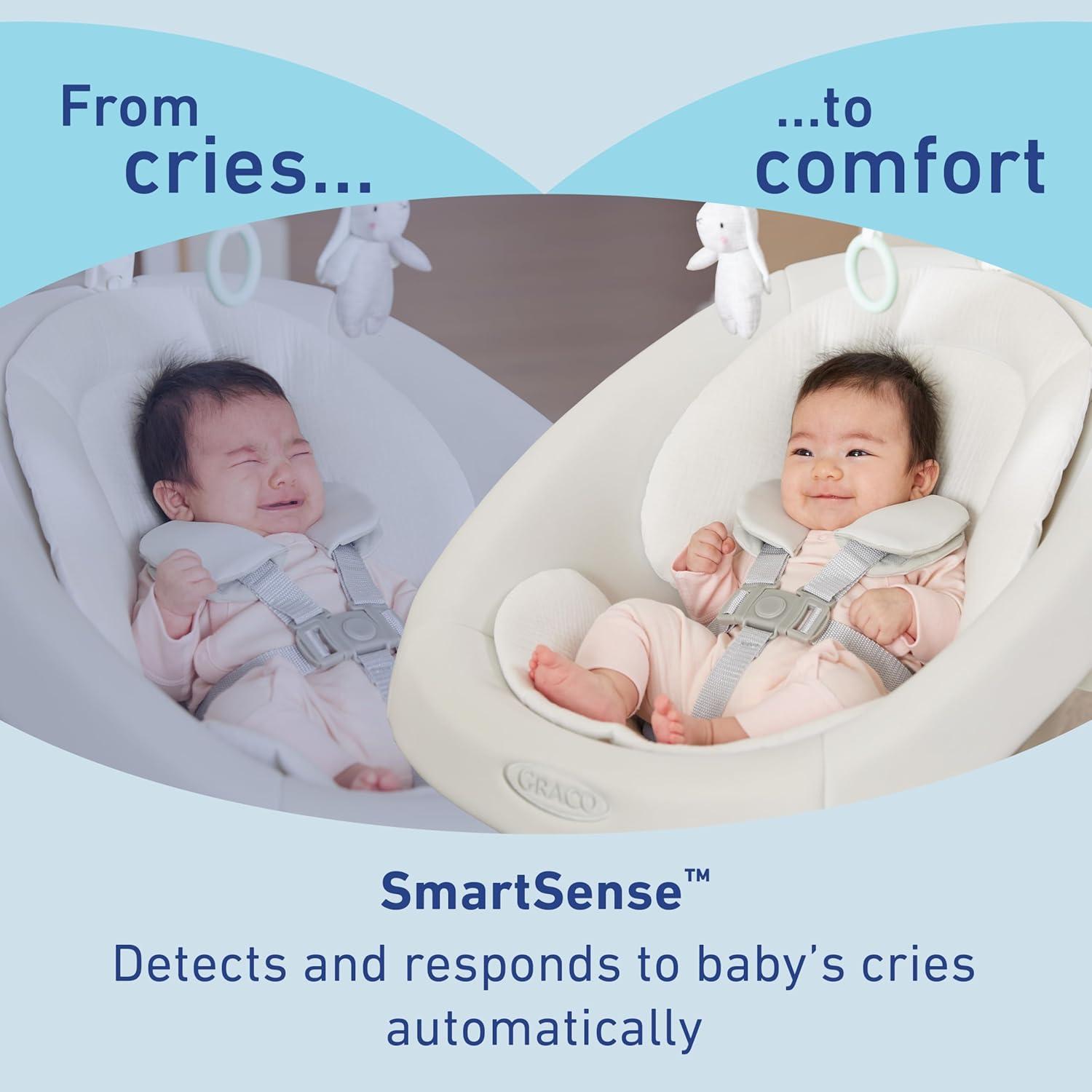 Balanceo para Bebés Graco SmartSense con Detección de Llanto