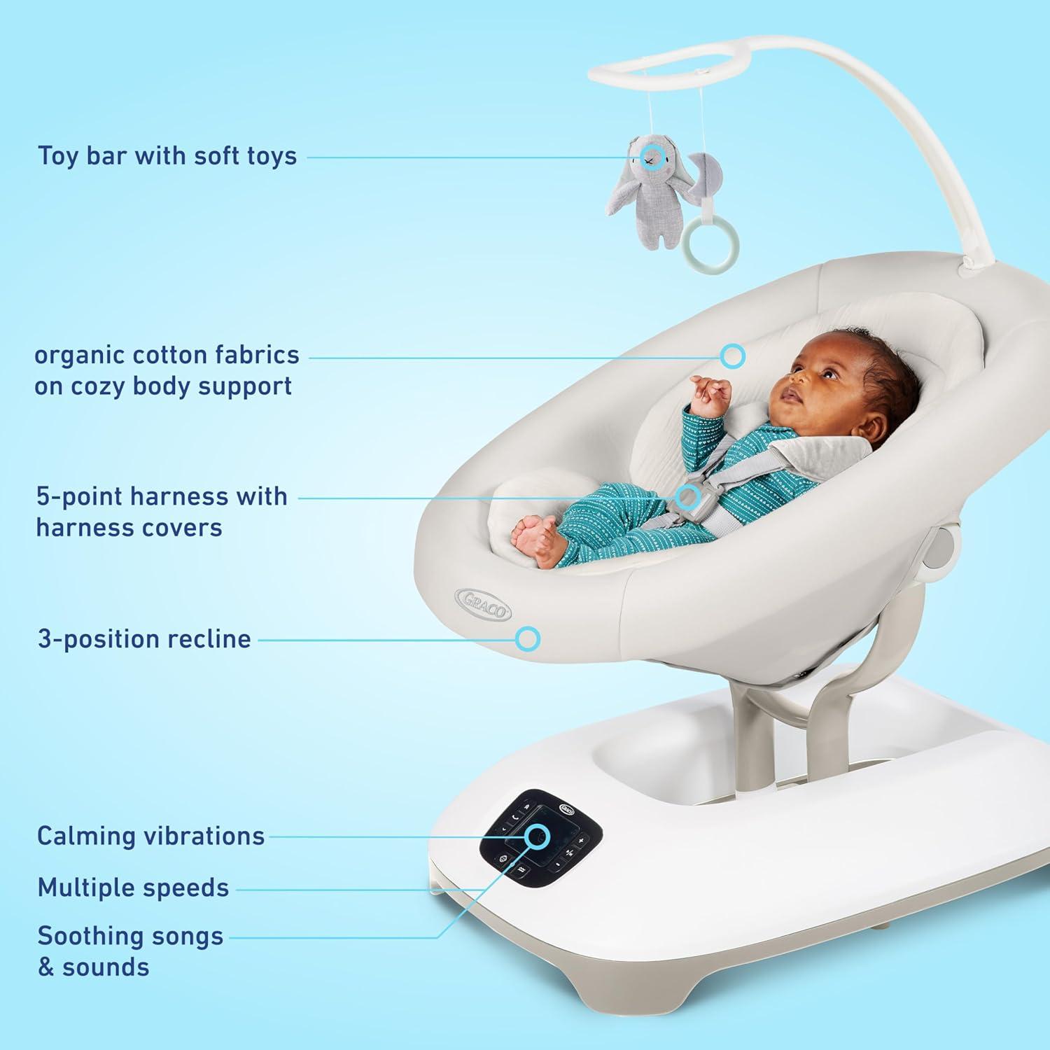 Balanceo para Bebés Graco SmartSense con Detección de Llanto