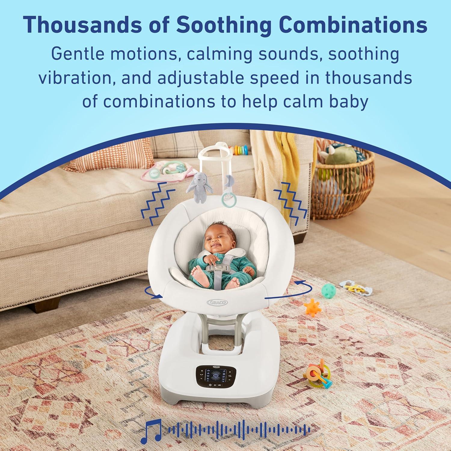 Balanceo para Bebés Graco SmartSense con Detección de Llanto