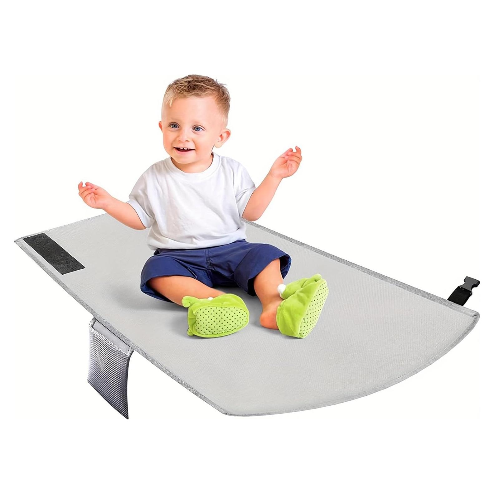 Cama de avión para niños Gris - Extensor de asiento 79x44cm