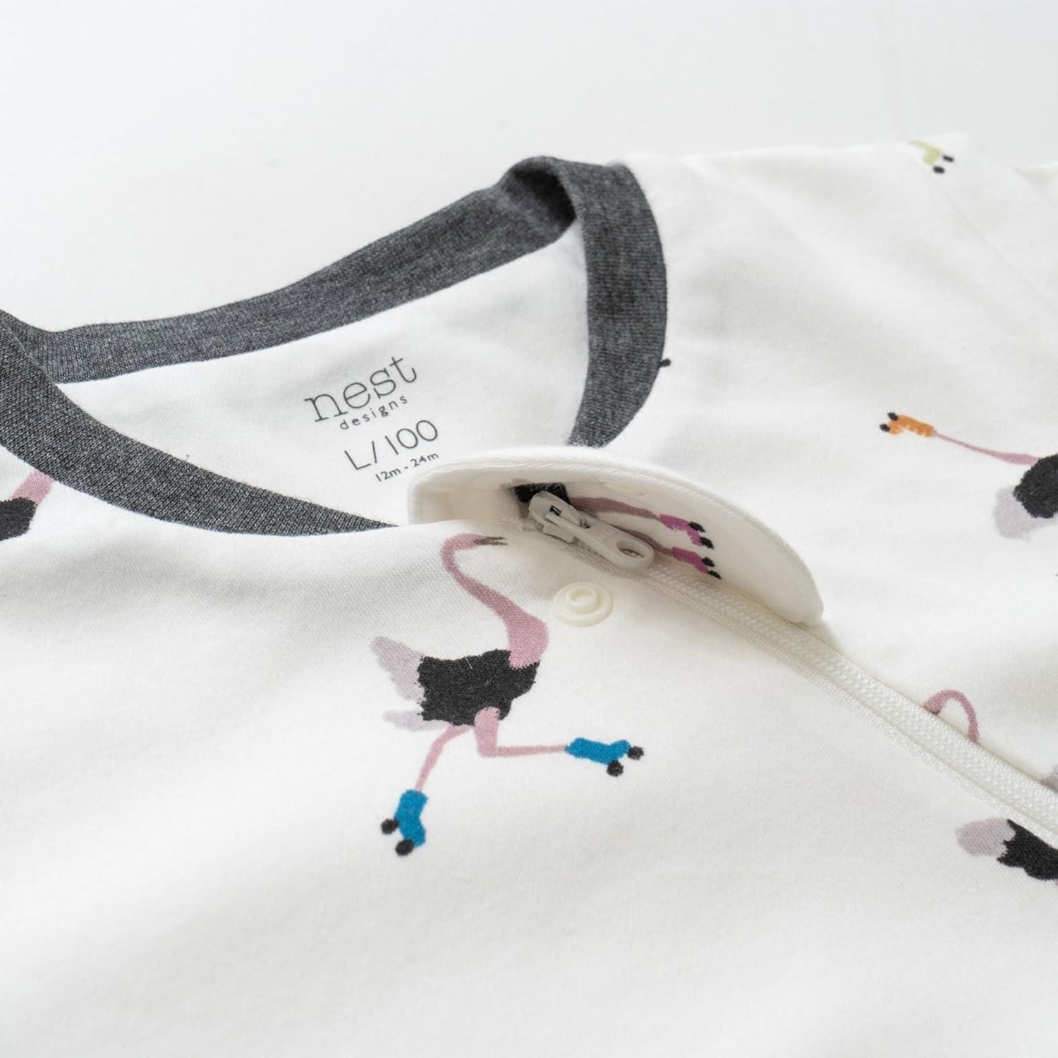 Saco de dormir Nest Designs 100% algodón orgánico 1.0 TOG 6M-18M