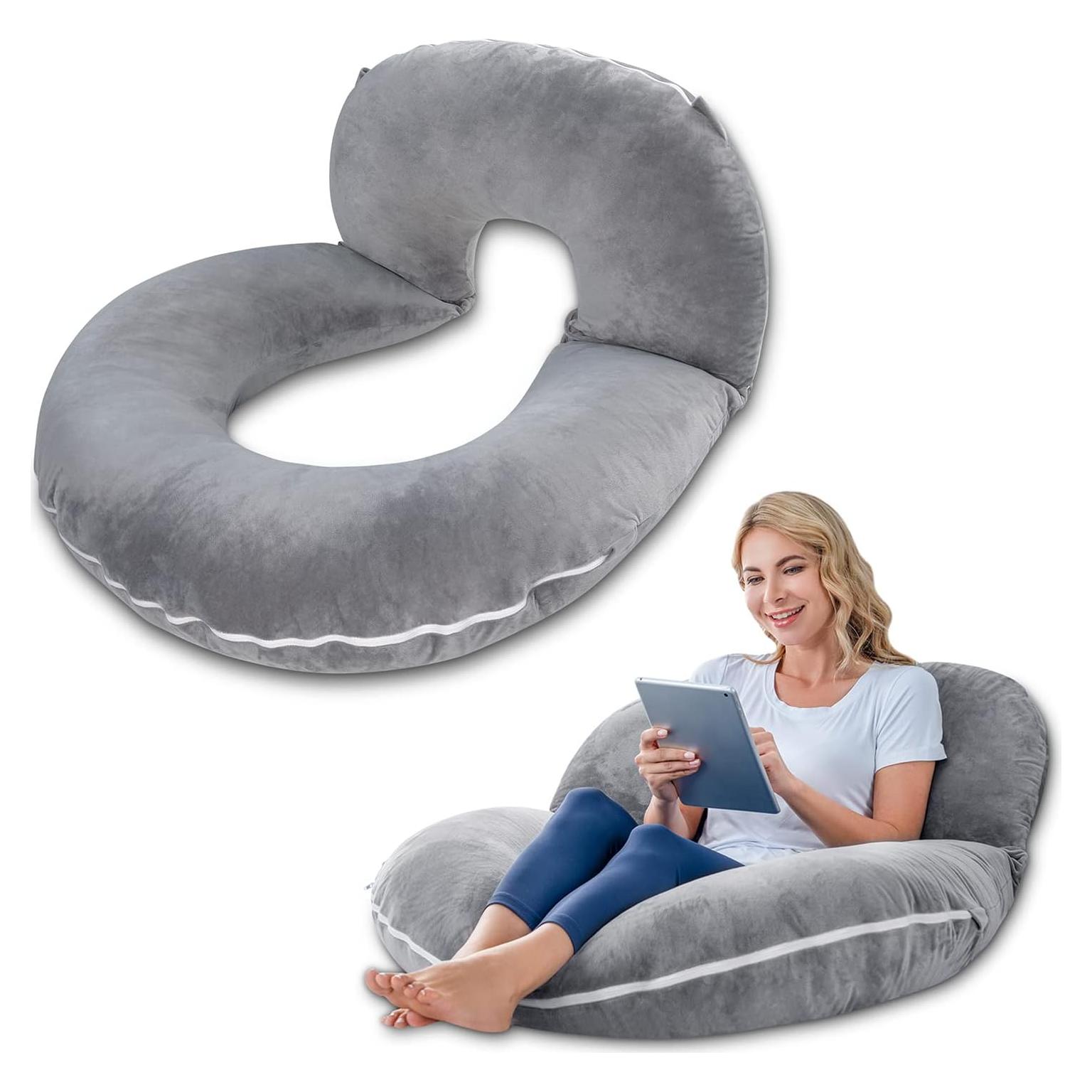 Cojín de Lectura Plegable INSEN para Adultos y Niños - Gris