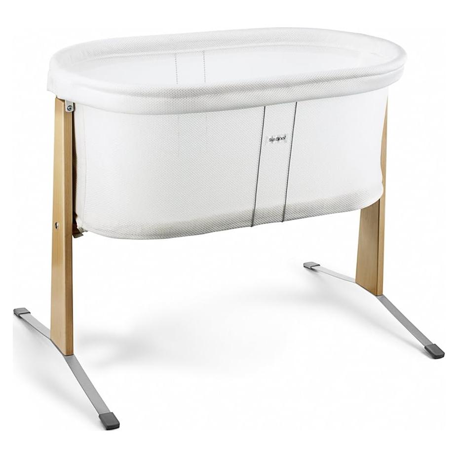 Cuna BabyBjörn Blanca 79x58x66 cm con Colchón 36x71 cm