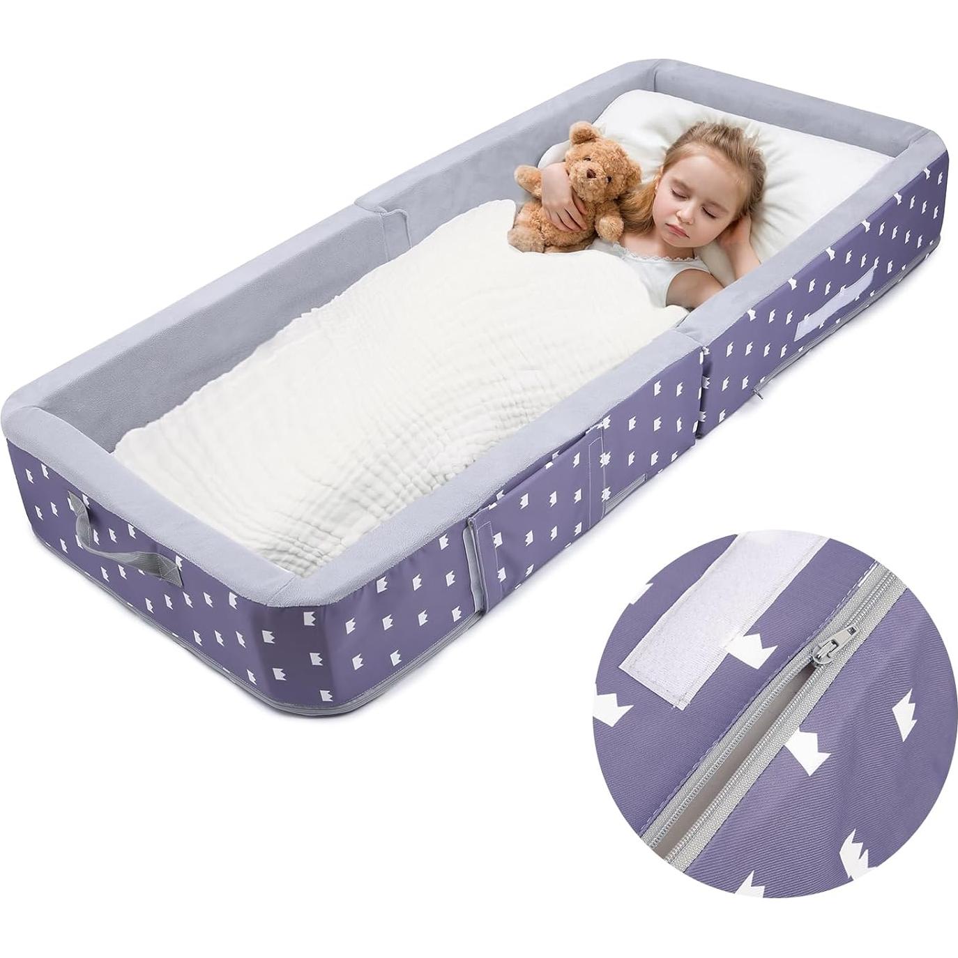 Cama Plegable para Niños Mooedcoe 137x63 cm Gris