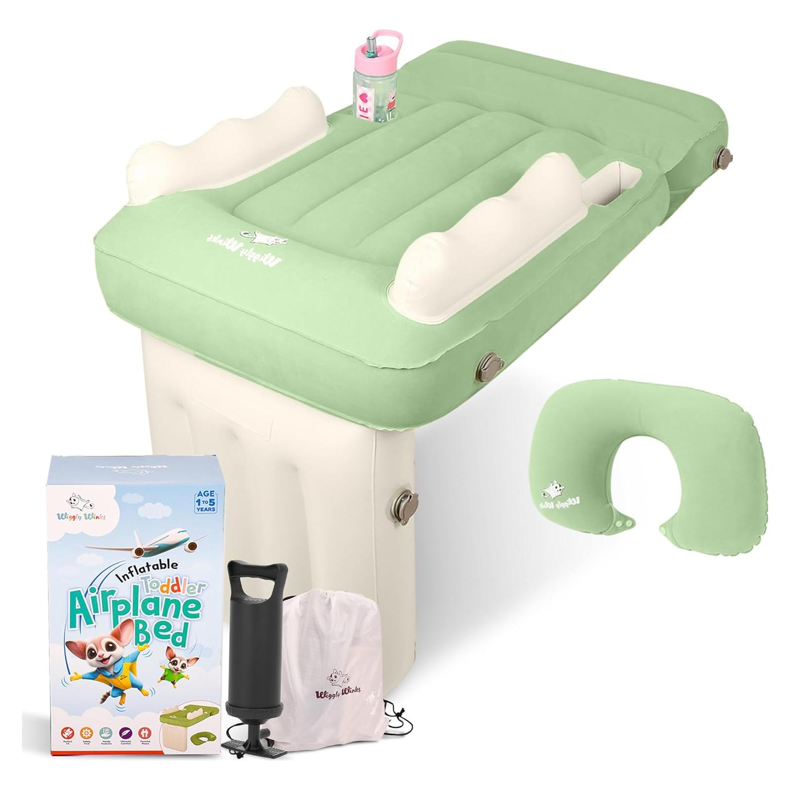Cama inflable para niños Wiggly Winks - Verde Salvia