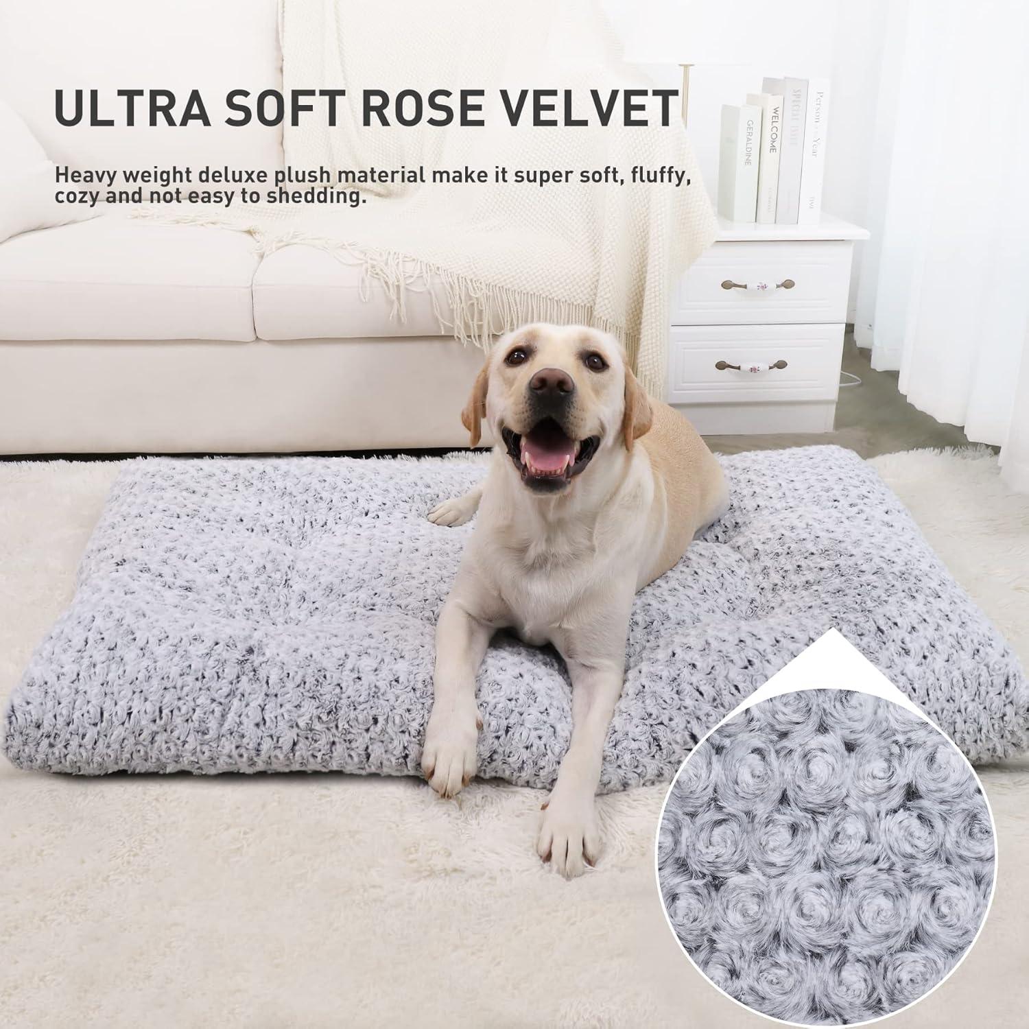 Cama para Perros Lavable KSIIA Deluxe 88.9x58.4cm Gris
