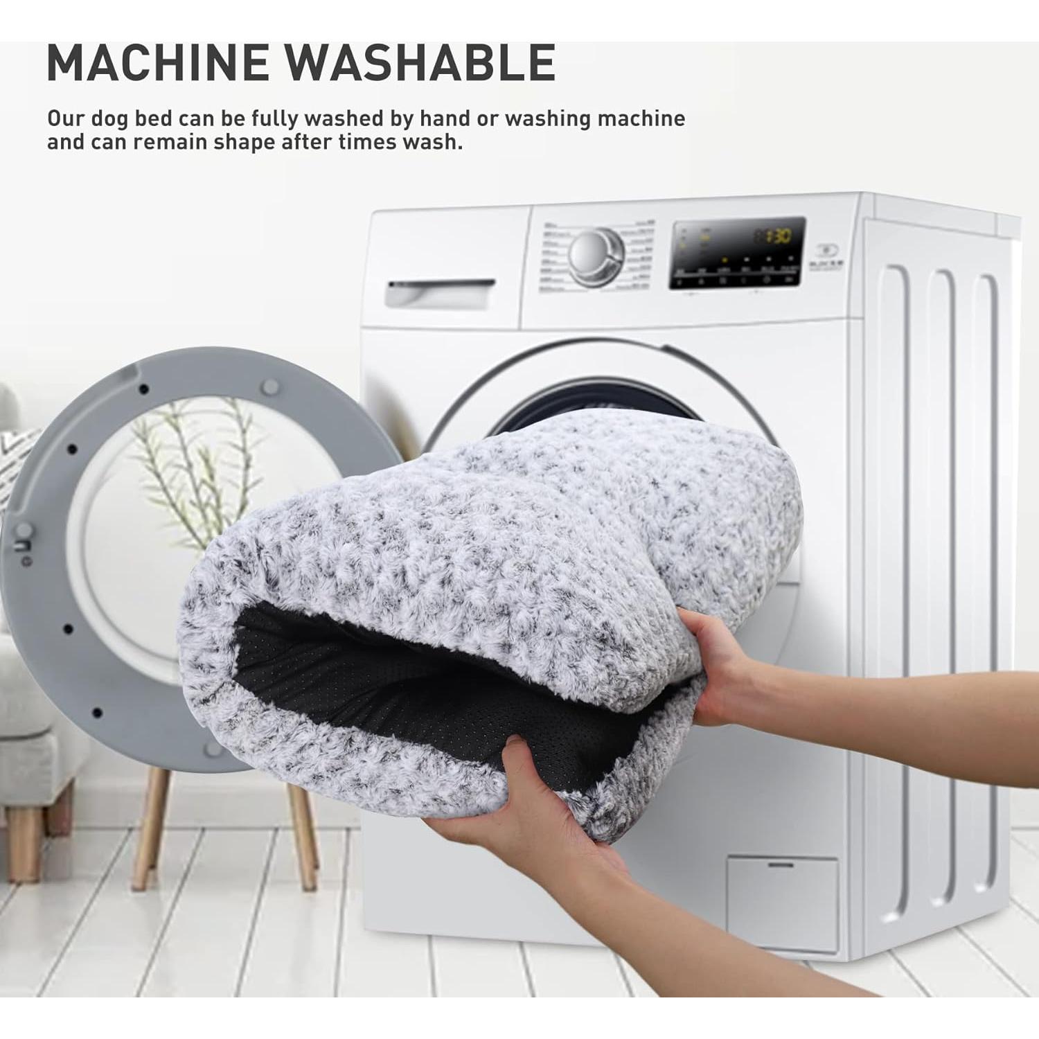 Cama para Perros Lavable KSIIA Deluxe 88.9x58.4cm Gris