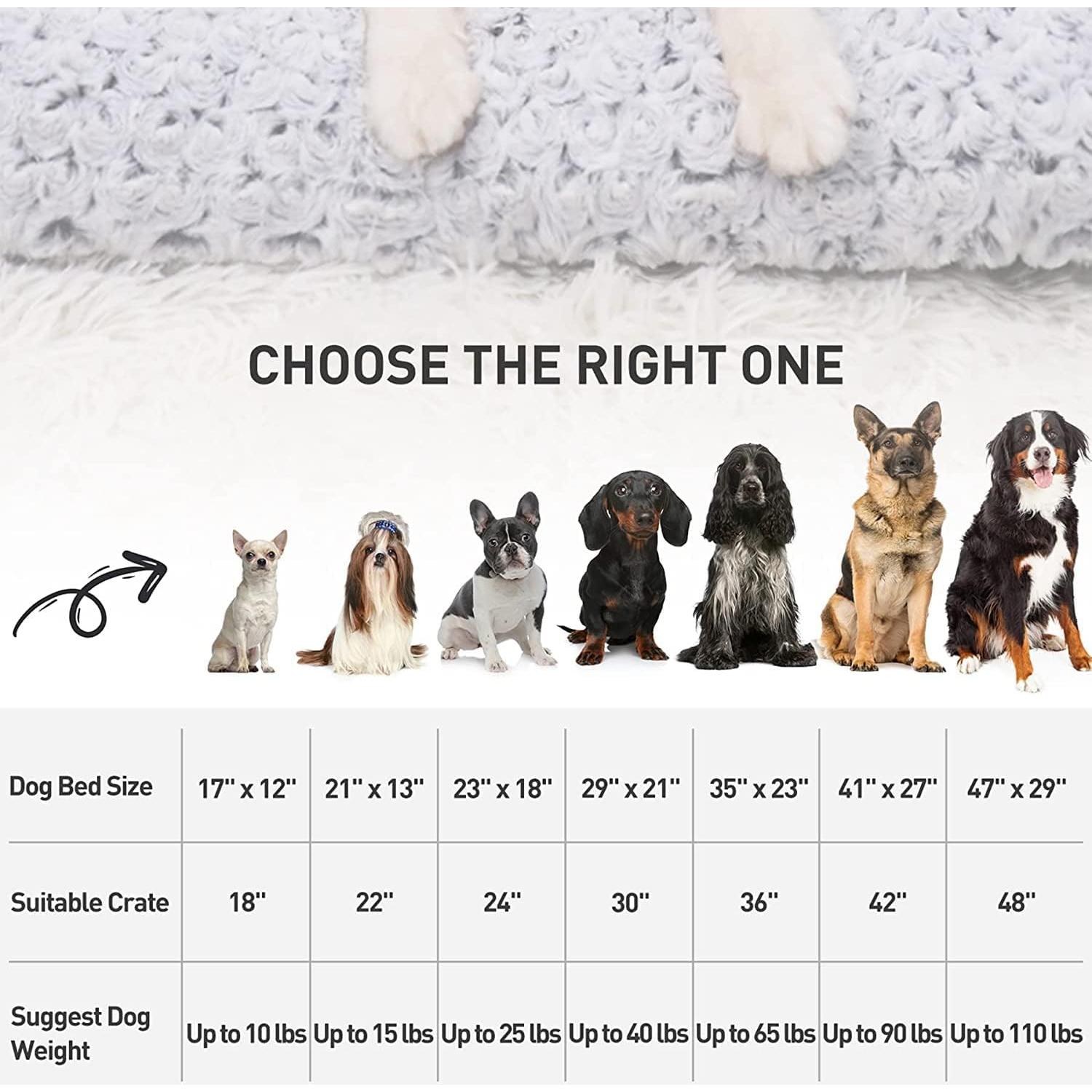 Cama para Perros Lavable KSIIA Deluxe 88.9x58.4cm Gris