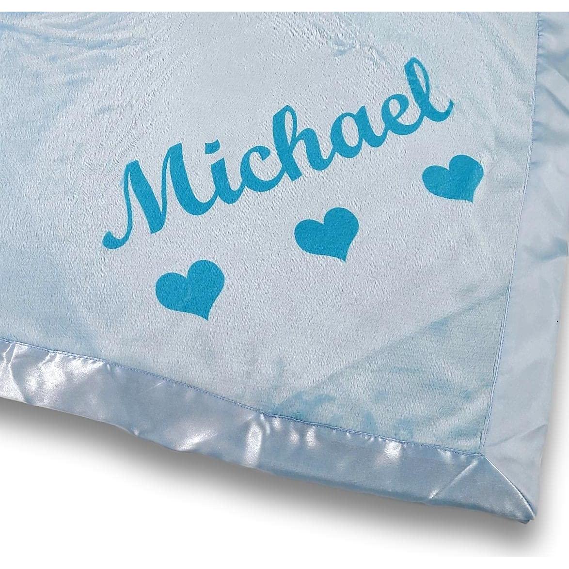 Manta Personalizada para Bebés Custom Catch - Azul 91x91 cm