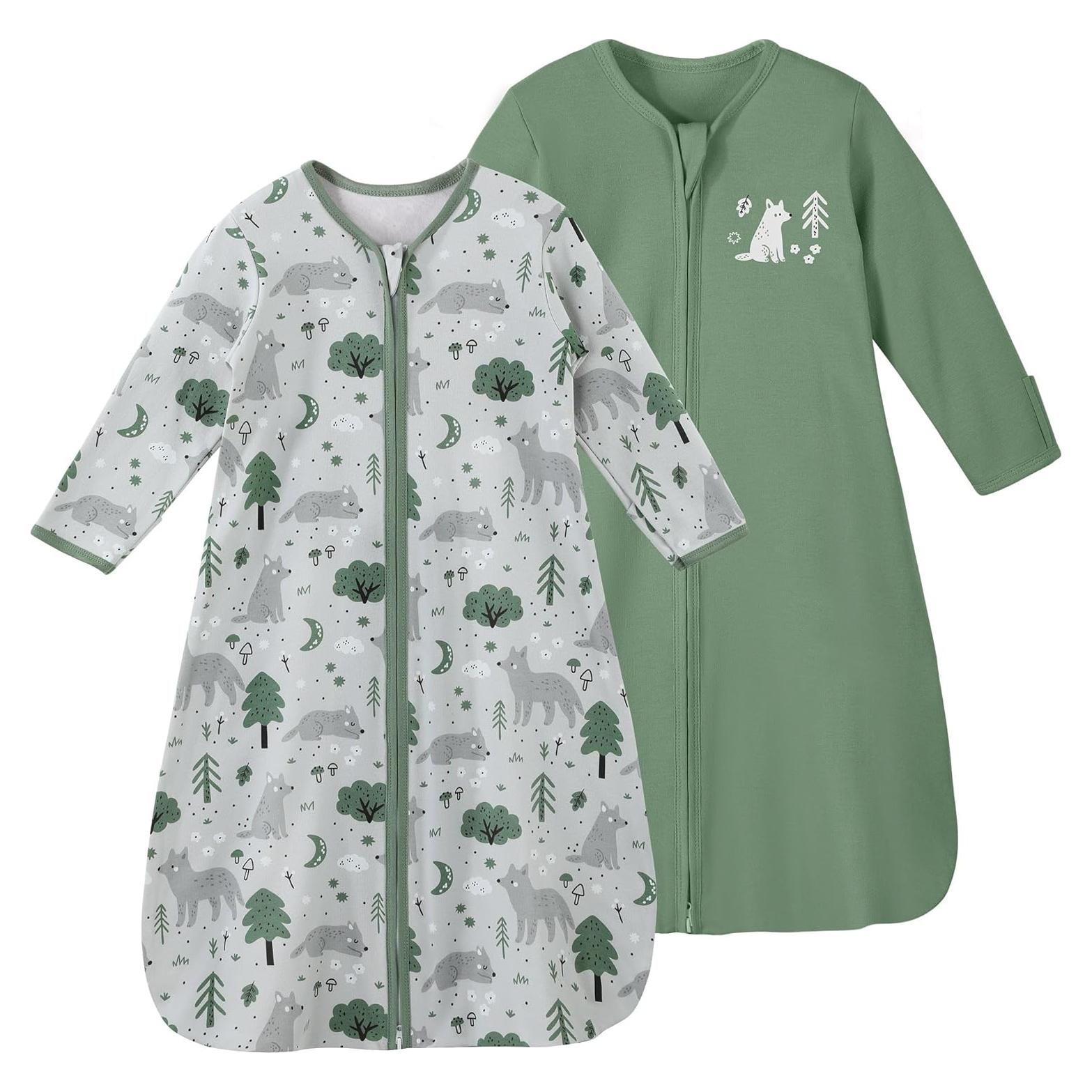 Saco de Sueño para Bebés Yoofoss 0-6 Meses Algodón Orgánico