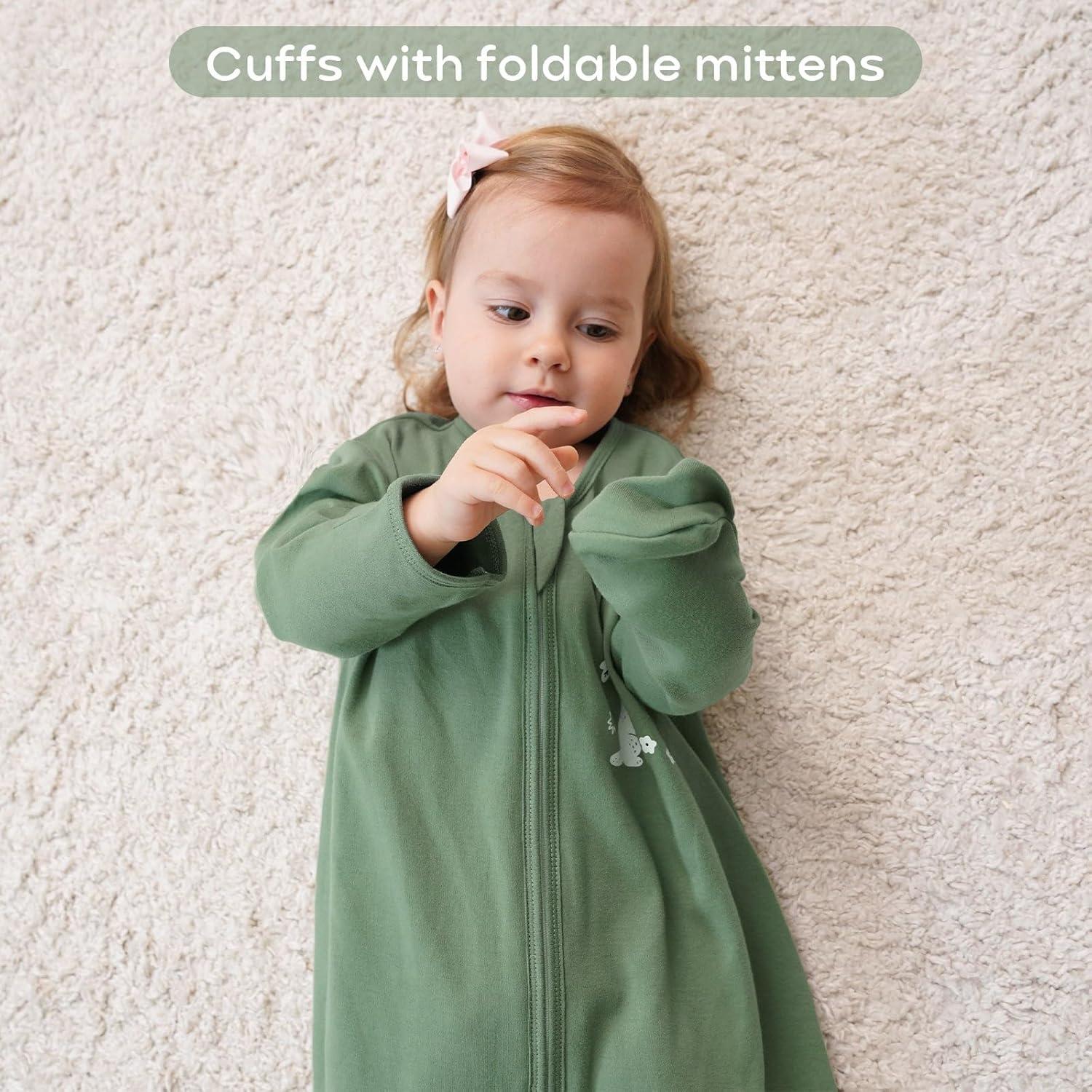 Saco de Sueño para Bebés Yoofoss 0-6 Meses Algodón Orgánico