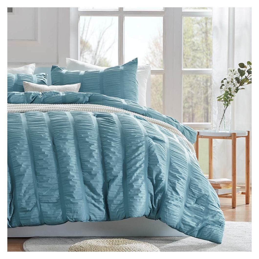 Conjunto de Edredón King SLEEP ZONE 3 Piezas Microfibra Azul